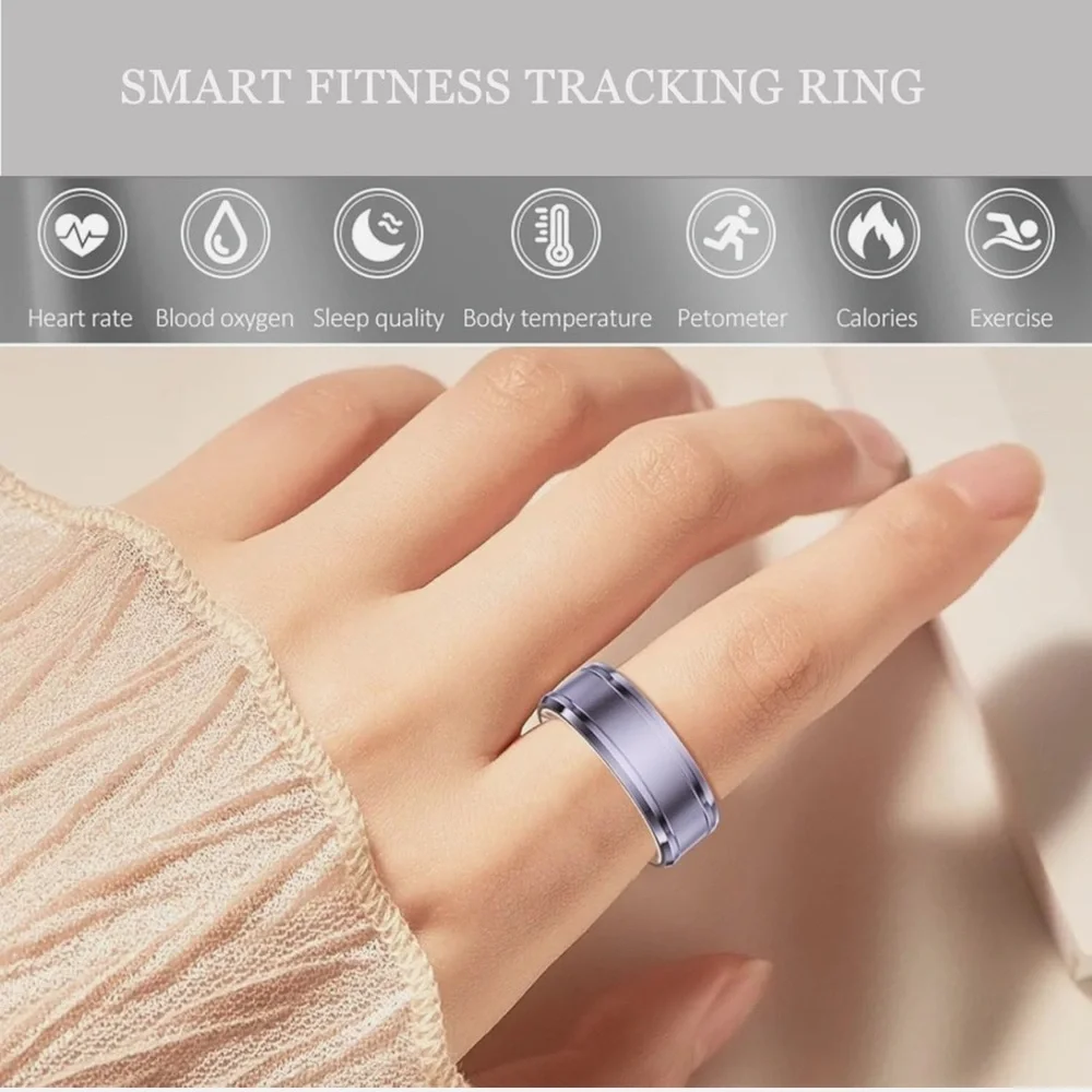 Smart Wearable Ring in Gold and Silver